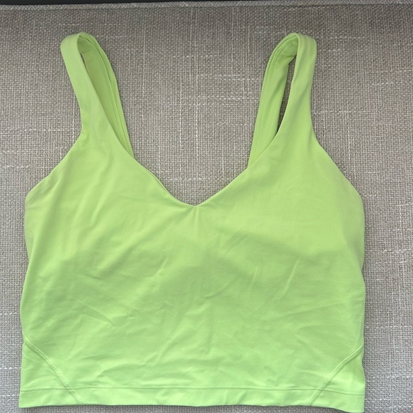 lululemon athletica Tops - Align tank top citrine green. Size 8